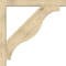 Ekena Millwork Funston Block Rough Sawn Bracket w/ Offset Brace, Douglas Fir, 6"W x 44"D x 44"H BKT0604X44X44FST05RDF - alternate 4